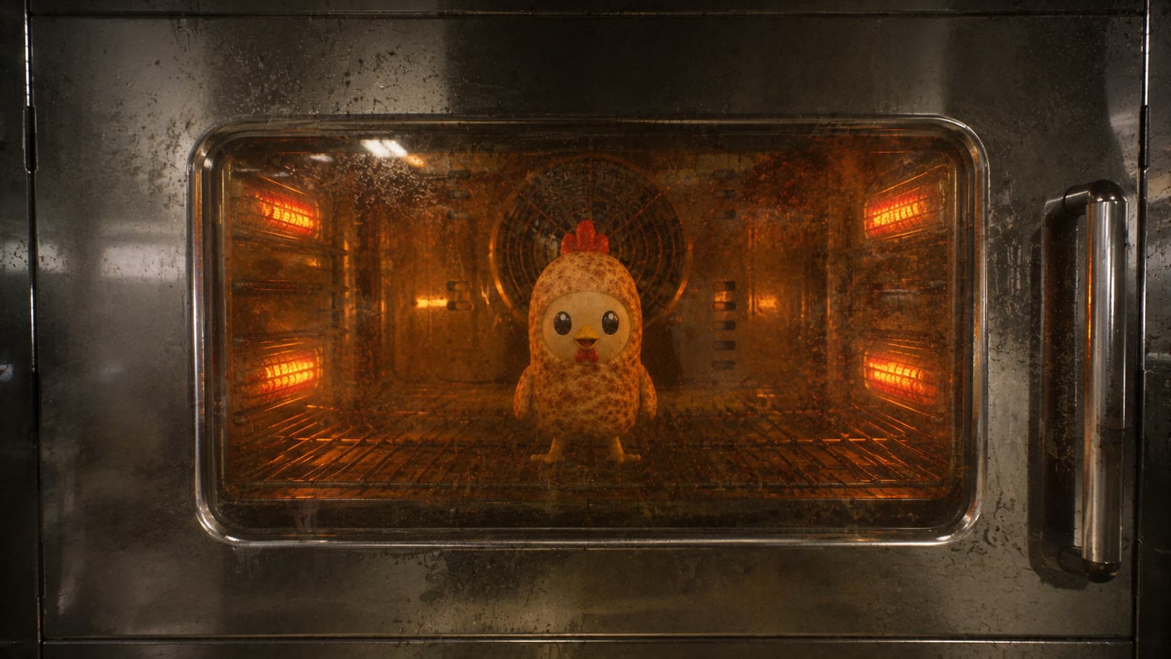 bake through glass